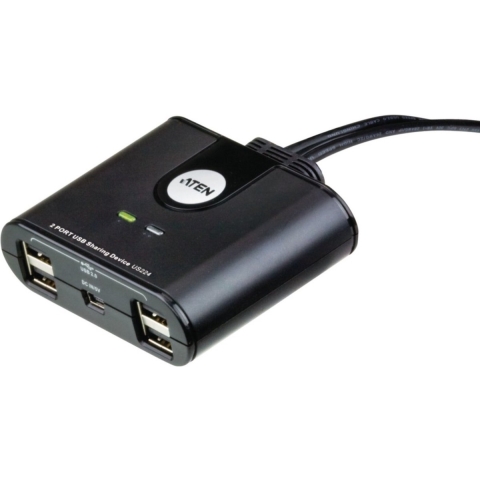 ATEN 2-poorts USB 2.0-switch voor randapparatuur