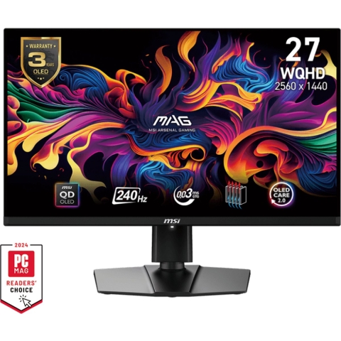 MSI MAG 271QPX QD-OLED E2 27  Quad HD 240Hz OLED Gaming Monitor