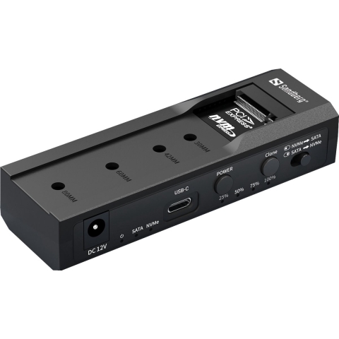 Sandberg USB C Cloner+Dock M.2 NVME/SATA