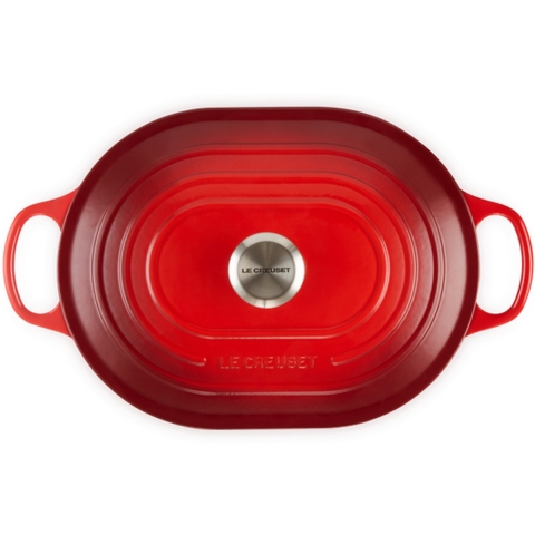 LE CREUSET - Signature - Braadpan Oblong 31cm 3,40l Kersenrood