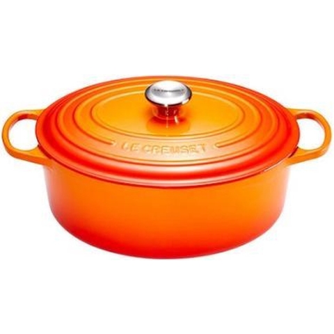LE CREUSET - Signature - Braadpan ovaal 40cm 13,9l Oranjerood