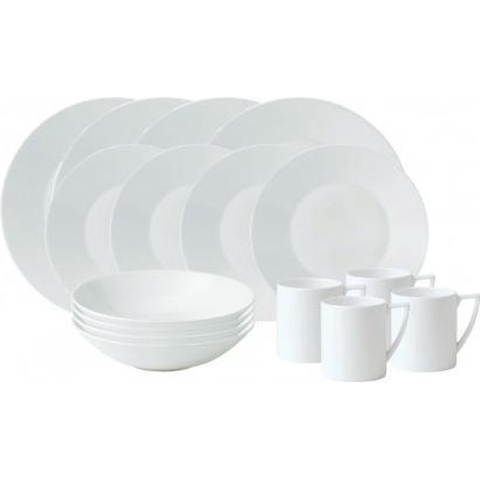 WEDGWOOD - Jasper Conran White - Startset 4 persoons 16-dlg
