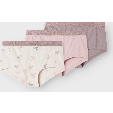 Name It Hipsters - 3-pack - Noos - NkfHipsters - Nauwelijks Roze - Name It - 7-8 jaar (122-128) - Hipsters
