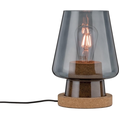 Paulmann - Iben Tafellamp Smoke/Cork