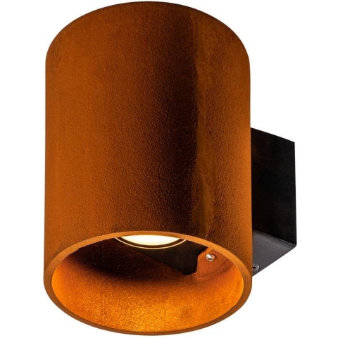 SLV - Rusty® Up/Down Round Buiten Wandlamp 3000/4000K Rust