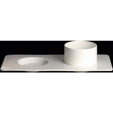 DIBBERN - White Conical-Cylindrical - Dienblad