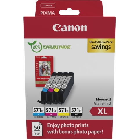 Canon CLI-571XL Photo value pack