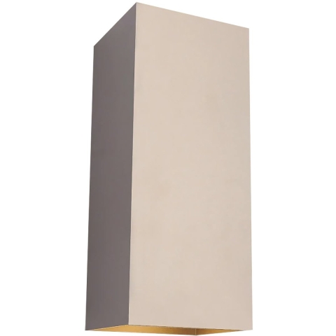 Artdelight Dante XL - Wandverlichting - 9 X 10 X 24 Cm - Champagne