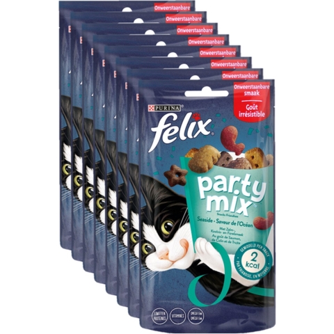 8x Felix Snack Party Mix Seaside 60 gr