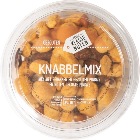 6x Verse Klassenoten Knabbelmix 150 gr