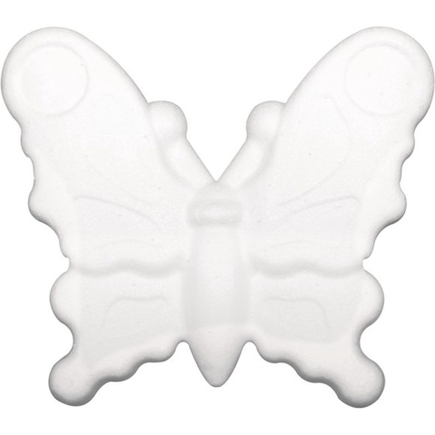 Piepschuim vlinder - 5x - 12,5 cm - styropor - hobby vormen/figuren - vlinders -