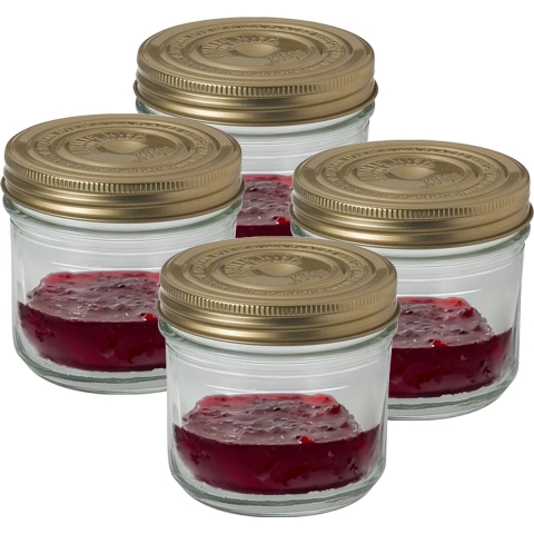 10x Weckpotten/inmaakpotten met schroefdeksel 500 ml -