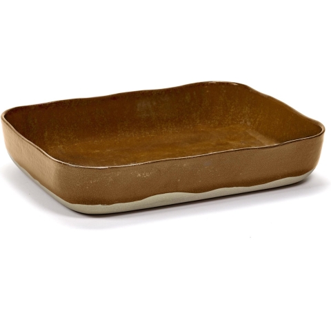 Serax La Nouvelle Table By Merci Ovenschaal Set Van 2 Ochre/Brown