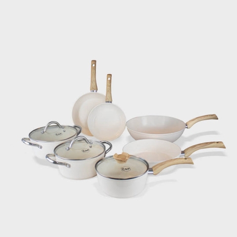 Cook & Pan - Go Ivory Pannenset 7-delig