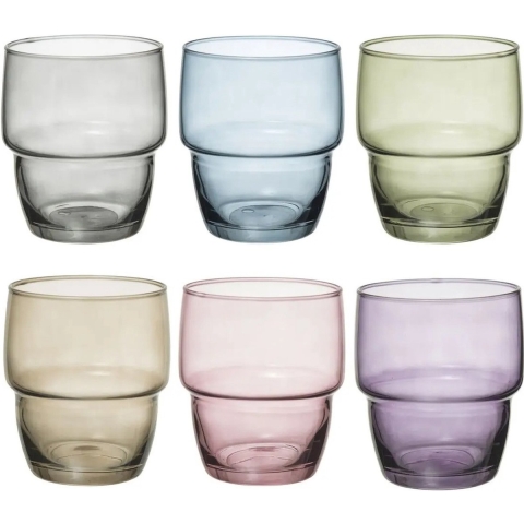 Secret de Gourmet water/sap glazen Rodrig - 18x stuks - 280 ml - Drinkglazen - Waterglazen -