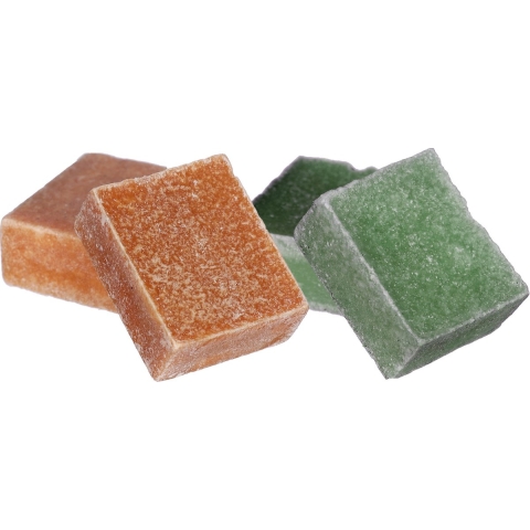 Amberblokjes/geurblokjes - dennen en amber - 6x stuks - huisparfum -