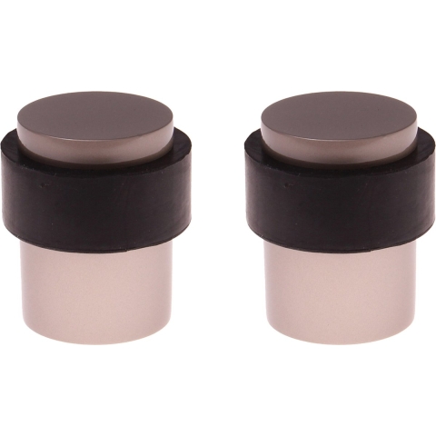 Protect-it Deurstopper/deurbuffer Uranus - 2x - D35mm - premium - nikkel -