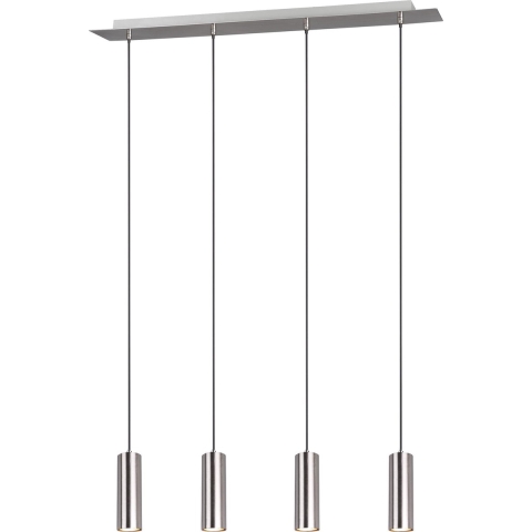 Trio MARLEY - Hanglamp - GU10 - nikkel mat