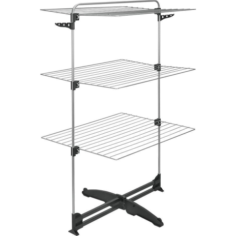 Metaltex Storm Droogrek 34 m Drooglente Zilver/Zwart