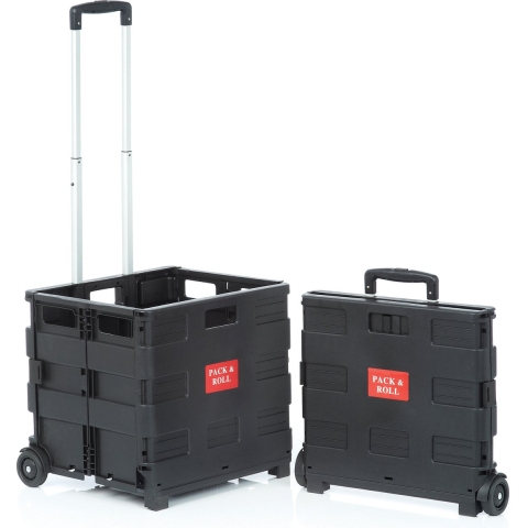 Seco SE-ZY-LC-BK Opvouwbare Trolley Krat Assorti
