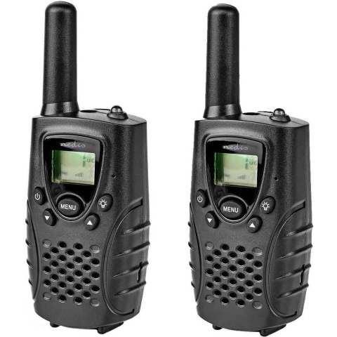 Nedis WLTK0800BK Walkie-talkie Bereik 8 Km 8 Kanalen Vox 2 Stuks Zwart