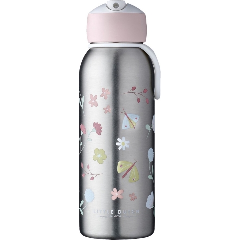 Mepal Isoleerfles Little Dutch Flowers and Butterflies 350 ml RVS