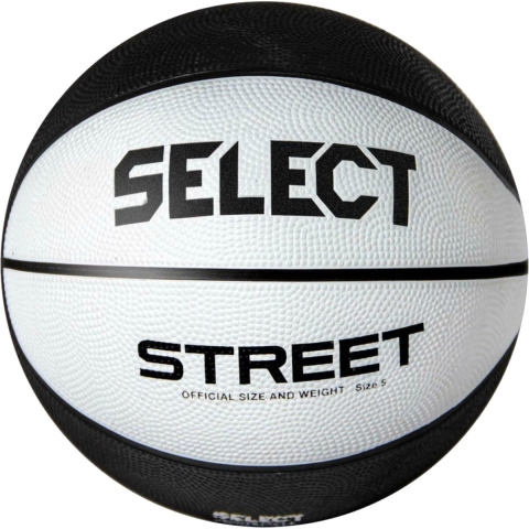 Select 387918 Street Basketbal - White-Black - 7