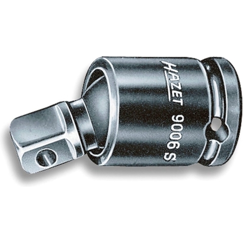 HAZET Krachtscharnierstuk 9006S · 1/2 inch (12,5 mm) vierkant hol · 1/2 inch (12,5 mm) vierkant massief · Lengte: 69 mm