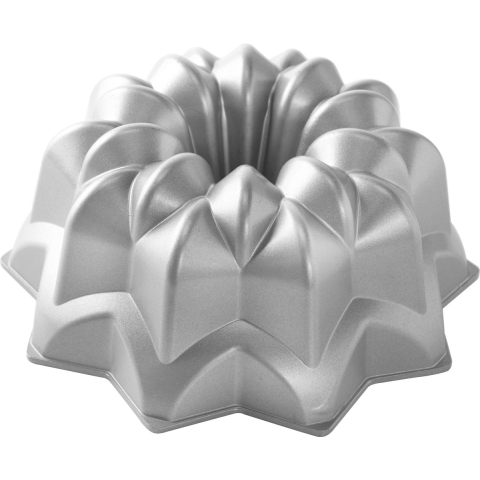 Nordic Ware Tulband / Bakvorm - Vintage Star Bundt Zilver - Gietaluminium - ø 26 cm / 2.4 liter