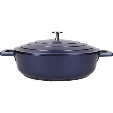 MasterClass Braadpan - Blauw - ø 28 cm / 4 liter - standaard anti-aanbaklaag