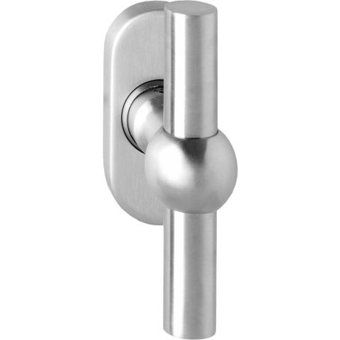 Intersteel | Raamkruk T-vorm | RVS Geborsteld