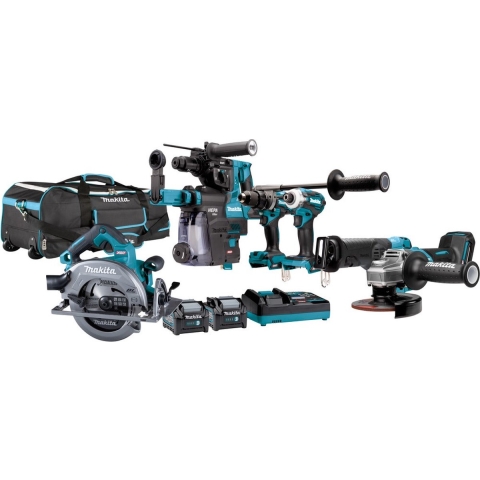 Makita DK0162G601 Accu Combiset 6-delig XGT 40V Max 4.0Ah in Tas