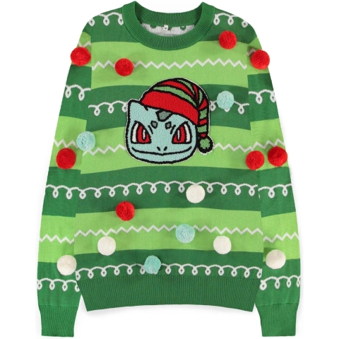 Pokémon - Bulbasaur Patched Christmas Jumper