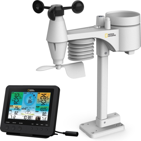 NATIONAL GEOGRAPHIC WIFI Weerstation met 7in1 Sensor