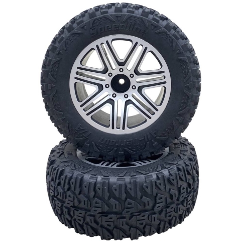 Reely RE-7582929 Reserveonderdeel Complete wielen midden/achter 212g