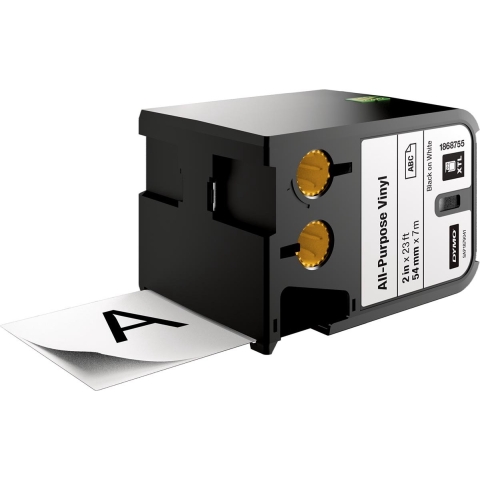 Labeltape (universeel - vinyl) DYMO 1868755 XTL Tapekleur: Wit Tekstkleur:Zwart 54 mm 7 m