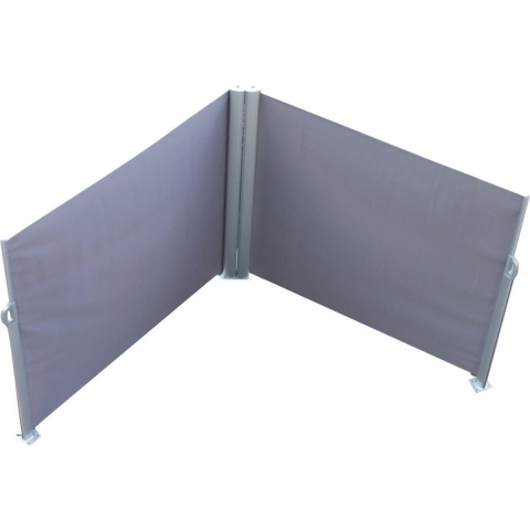 Oprolbaar windscherm dubbel 6x1,6 m - Nampook