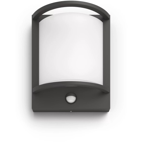 Samondra buitenwandlamp met sensor antraciet - Philips