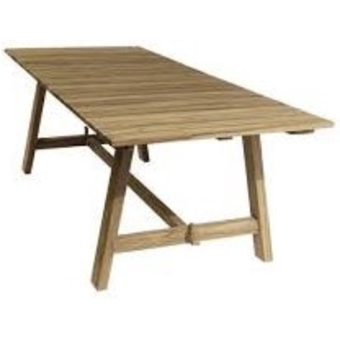 Teak Tuintafel Thijs 240X100x78 cm - Van der leeden