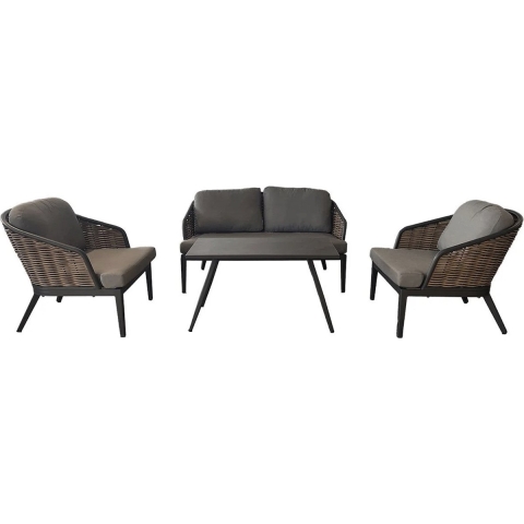 Loungeset hawaii nature grey - Oosterik home