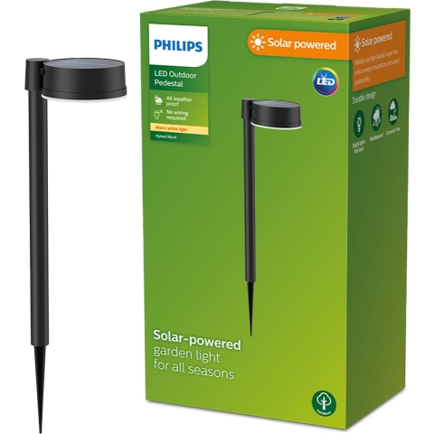 Vynce basic solar round spike verlichting - Philips