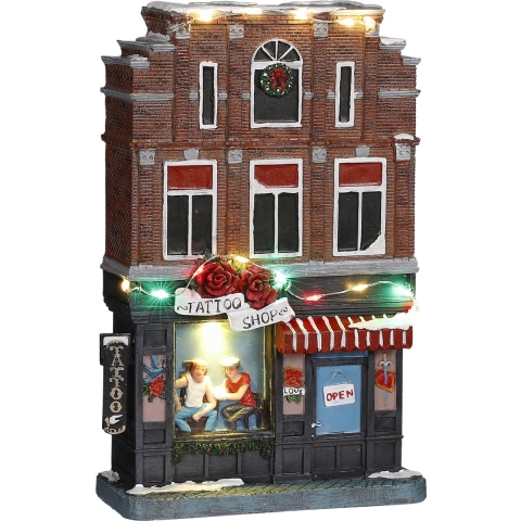 Tattoo shop battery operated - l17xb7xh25cm - Luville