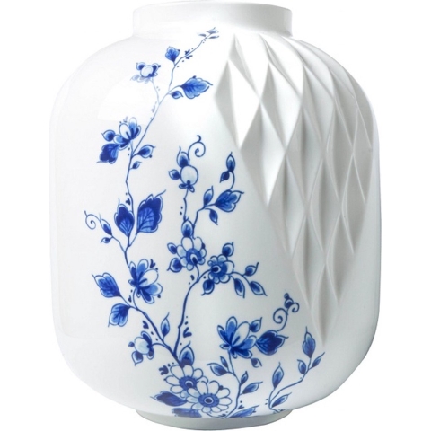 HEINEN - Blauw Vouw - Vaas Nr.4 25cm