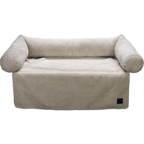 Designed by Lotte Bankkussen Ribbed Lichtgrijs 90 x 55 x 13,5 cm