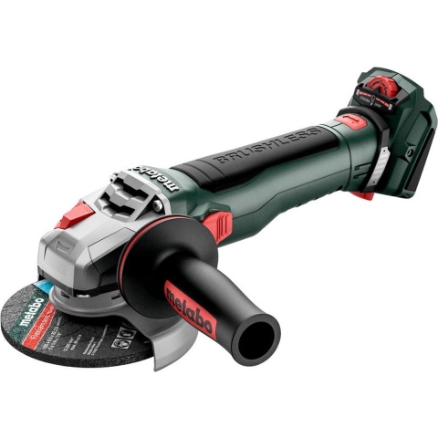 Metabo WVB 18 LT BL 11-125 Quick 18V Li-ion Accu Haakse Slijper Body In MetaBOX - 125 Mm