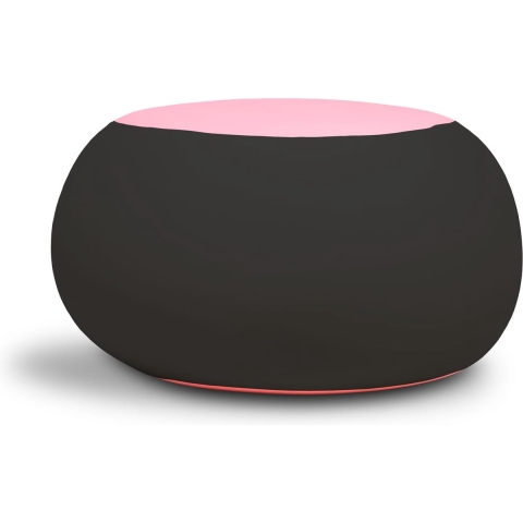 Terapy Ollie zitzak - Zwart + Roze | 65cm x 65cm x 65cm