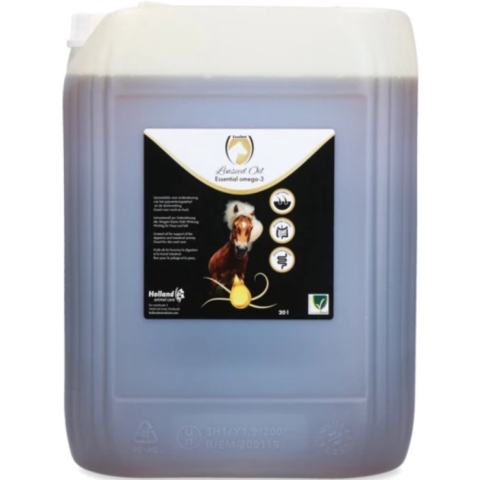 Excellent Lijnzaadolie - Ondersteuning van spijsverteringsstelsel en darmwerking van het paard - Geschikt voor paarden - 20 Liter