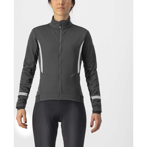 CASTELLI Dameswinterjack Dinamica 2 dames thermofietsjack, Maat L, Fietsjas,