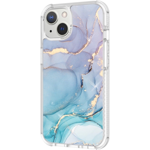 White Diamonds Tough Elements Cover Voor Apple IPhone 13 Multi-color