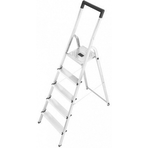 Hailo L40 Aluminium Huishoudtrap / Klustrap 5 treden